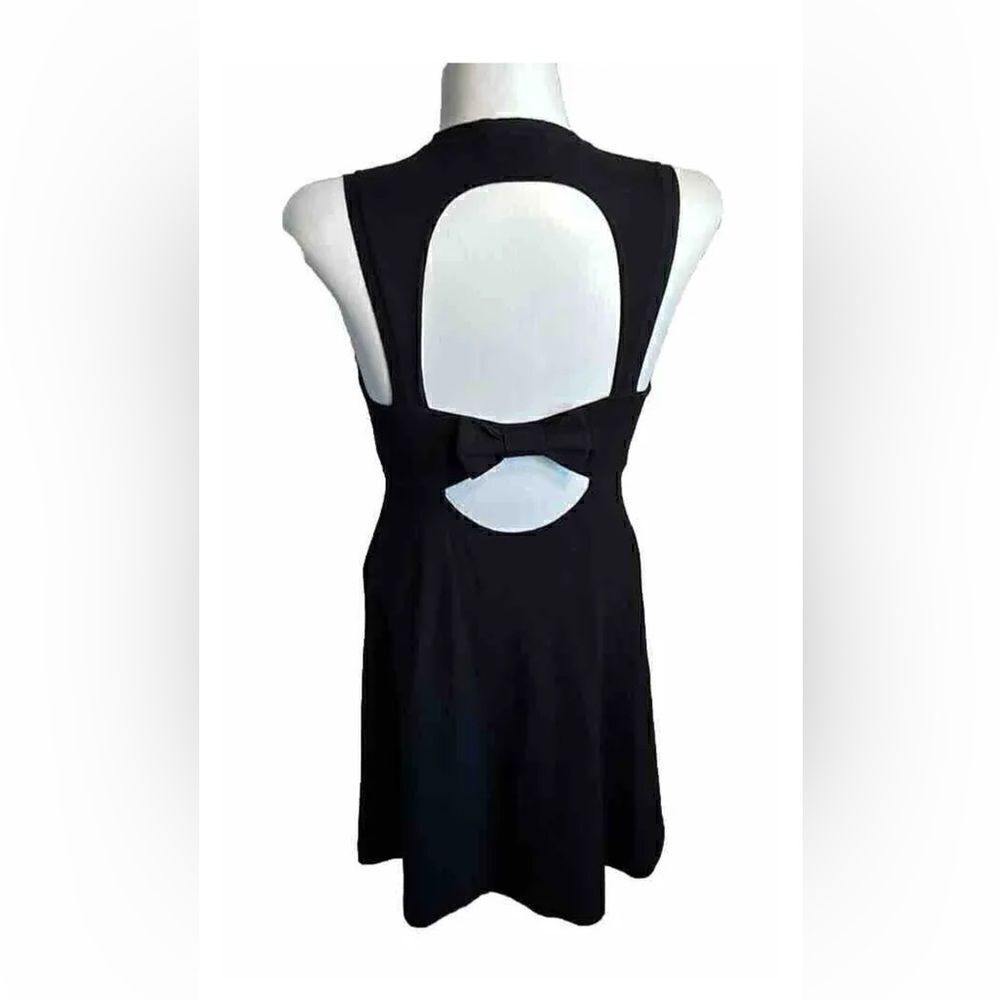 Redvalentino Black Open Back Sleeveless Dress S